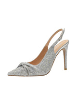 Pointed Hollow Rhinestone Banquet Sandals