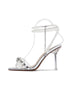 Pearl Bow Stiletto Heels Sandal