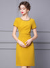 Yellow Beading Mother Of The Bride Dress