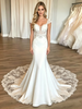 White Mermaid Lace Wedding Dress