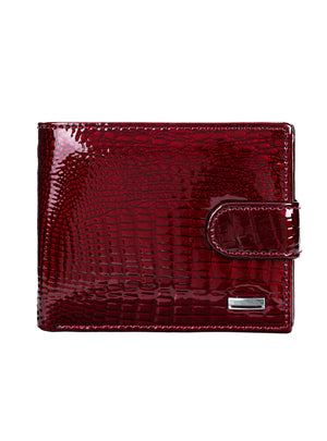 Short multi-card patent leather coin purse