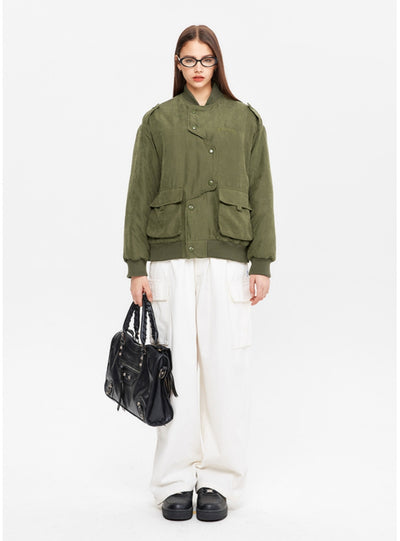 Retro Padded Loose Cotton-padded Jacket