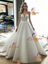 Vintage White Strapless Wedding Dress