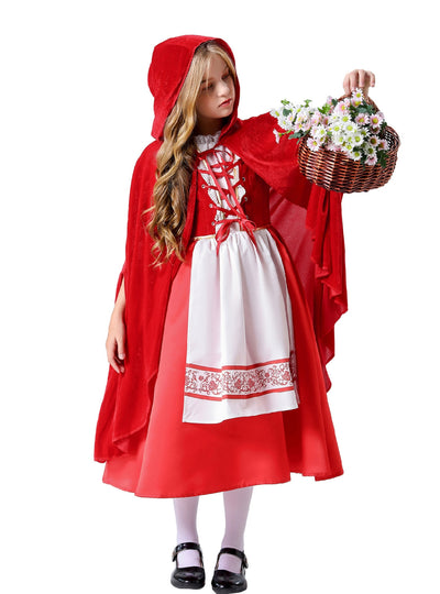 Halloween Children's Little Red Riding Hood Cloak Clothing