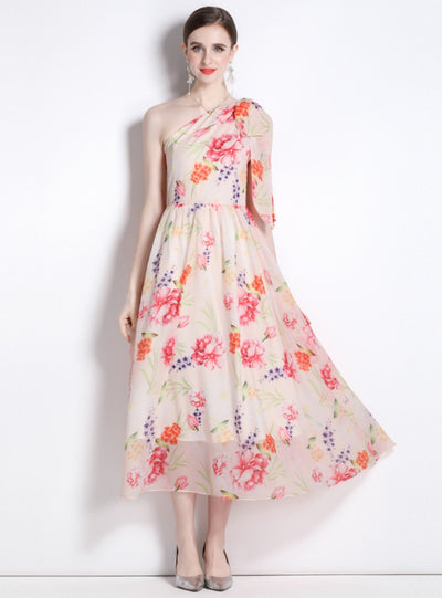 Holiday Beach Retro Floral Dress