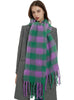 Thickened Coarse Beard Plaid Scarf