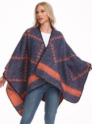 Cashmere Split Thick Warm Shawl