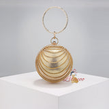 Ball Tassel Small Round Bag Dinner Bag