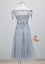 Retro Mesh Sling Off the Shoulder Dress