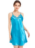 Summer Silk Slim Lace Suspender Nightdress