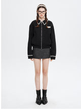 Short Fragrance Long Sleeve Coat