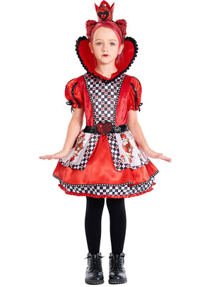 Halloween Queen of Hearts Fluffy Cosplay Dress