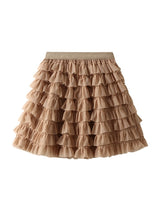 Women Short Tiers Cake Skirt
