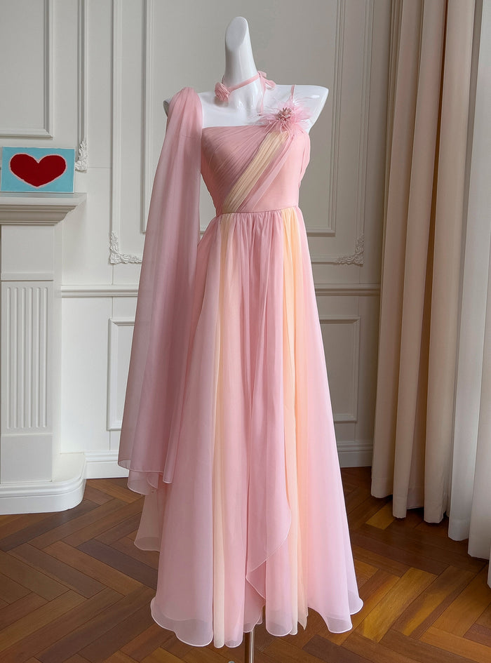 Three-dimensional Flower Sling Dress