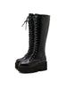 Retro Thick Bottom Side Zipper Slim Martin Boots