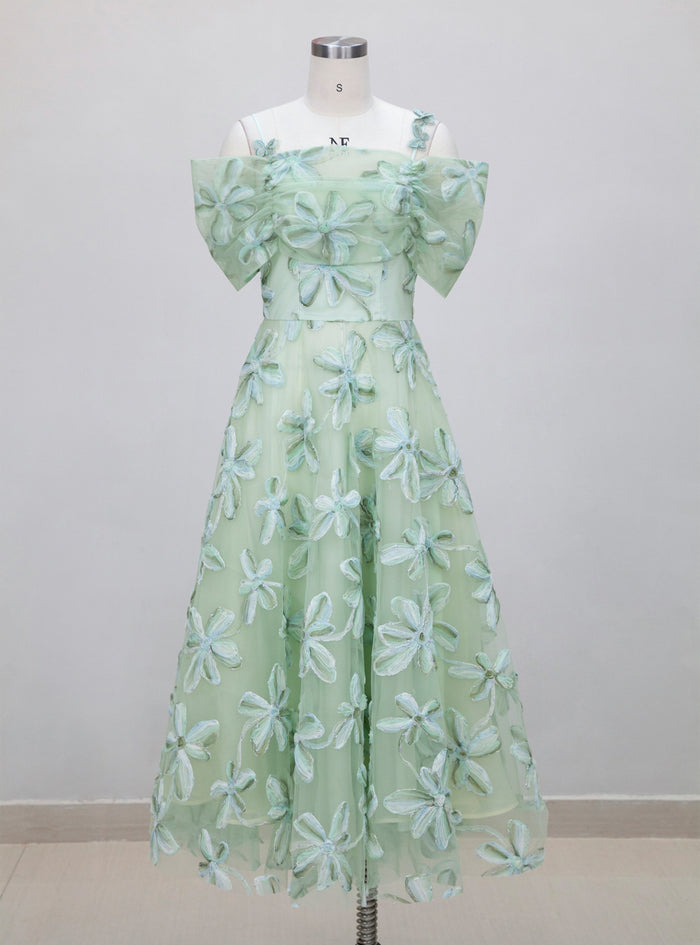 Sexy Butterfly Decorated Short Sleeve Slim Dress