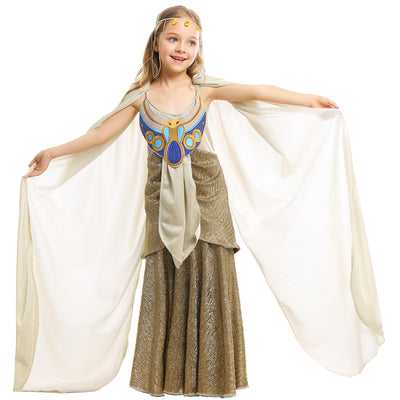 Halloween Children's Ancient Egyptian Myth Long Dress