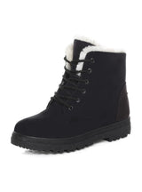 Women Warm Flat-heeled Snow Boots