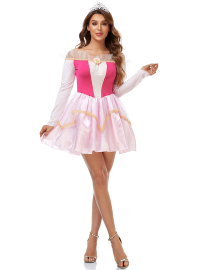 Halloween Princess Aurora Dress Cosplay