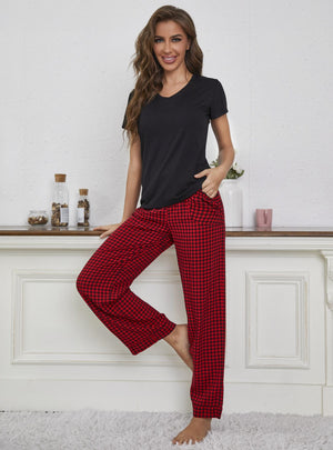 Summer Short-sleeved Trousers Home Clothes