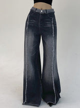 Loose Straight Low Waist Jeans