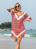 Hook Yarn Bohemian Lace Beach Cover Up