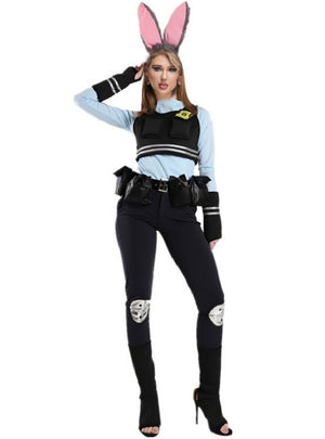 Zootopia Policewoman Judy Rabbit Costume