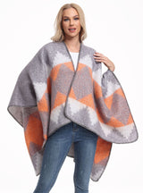 Thick Warm Cashmere Split Shawl