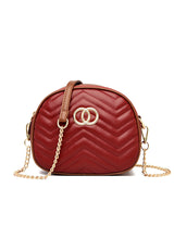 One-shoulder Diamond Mini Chain Bag