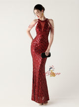 Memraid Sequins Beading Prom Dress