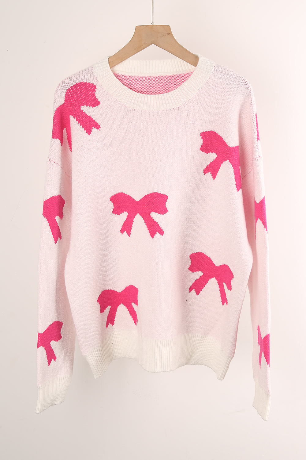 BOW PRINTS PULLOVER PUFFER JACKET