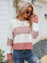Short Loose Pullover Sweater