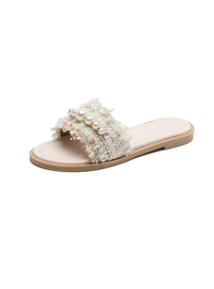 Pearl Flat Sandals and Slippers