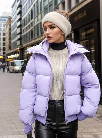 Hooded Padded Short Cotton-padded Jacket