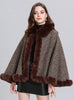 Wool Knitted Cardigan Shawl Cloak