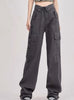 Multi-pocket Buttoned Slacks Pant