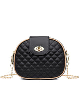 Messenger Bag Diamond Chain Small Round Bag