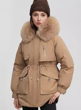 Slim Padded Cotton-padded Jacket Coat