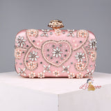 Bead Crystal Dinner Bag Clutch Bag