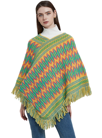 Ethnic Christmas Cloak Shawl
