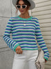 Women Striped Pullover Sweater