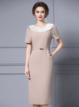 Short Sleeve Mother Of The Bride Dress