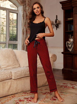 Sling Top Trousers and Pajamas Suit