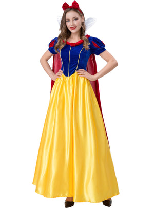 Snow White Queen Cloak Dress Cosplay