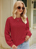 Loose Round Neck Pullover Sweater