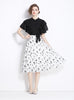 Women Summer Black Floral Dress