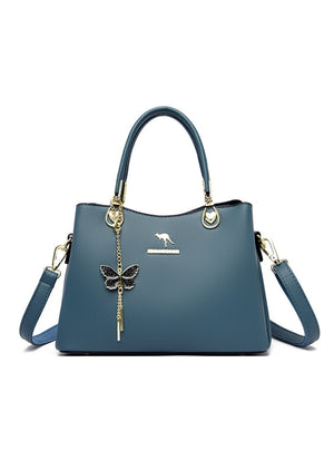 Large Capacity Solid Color Shoulder Bag