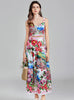Oil Painting Printed Top Skirt Two-piece Suit