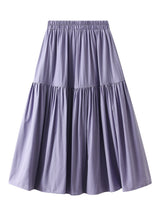 Women Retro Pleated Skirt