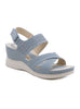 Round Head Loop Wedge Sandals